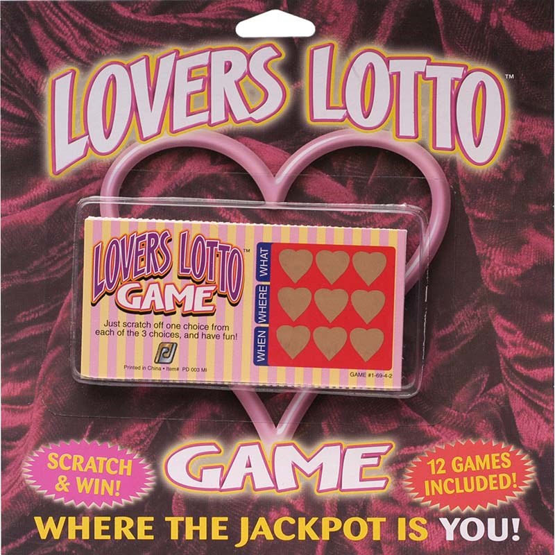 Lover's Lotto Game - - Bachelorette and Bucks