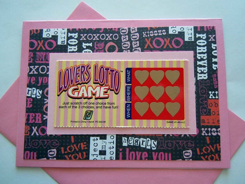 Lover's Lotto Game - - Bachelorette and Bucks