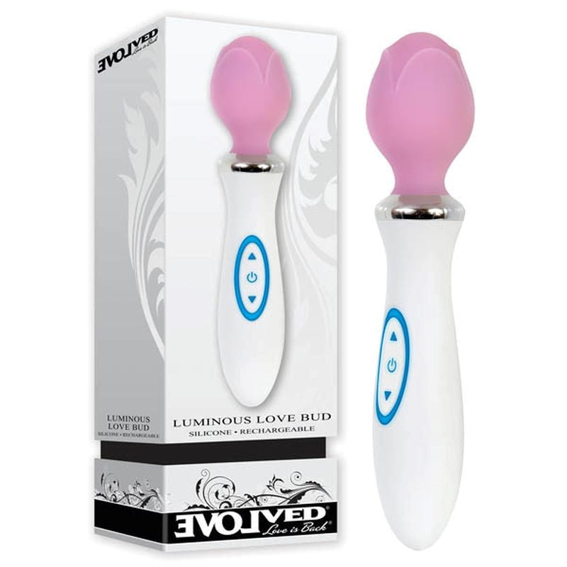 Luminous Love Bud Rechargeable Wand - - Waterproof Vibrators