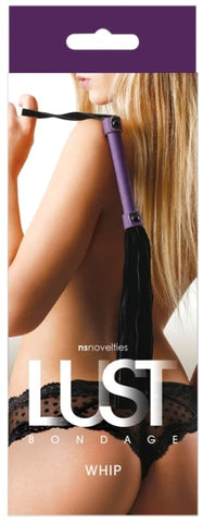 Lust Bondage Whip Purple Restraint by NS Novelties - Whips And Crops