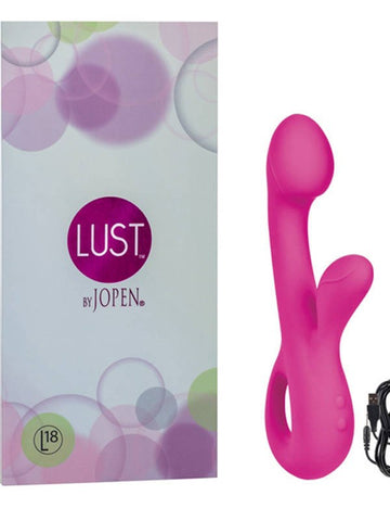 Lust by Jopen L18 Pink Rabbit Vibrator by CalExotics - Rabbit Vibrators