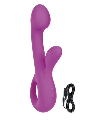 Lust by Jopen L18 Pink Rabbit Vibrator by CalExotics - Rabbit Vibrators