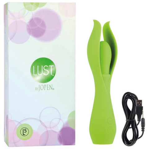 Lust by Jopen L5 Green Silicone Wand by CalExotics - Luxury Sex Toys