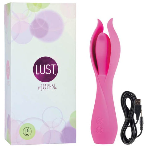 Lust by Jopen L6 Pink Silicone Massager by CalExotics - Luxury Sex Toys