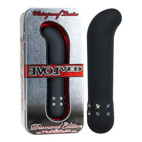Lustre Diamond Edition Black ABS by Evolved - Waterproof Vibrators