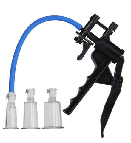 LuvPump Clitoris Enhancement System Set by Shots Toys - Nipple and Clit Clamps