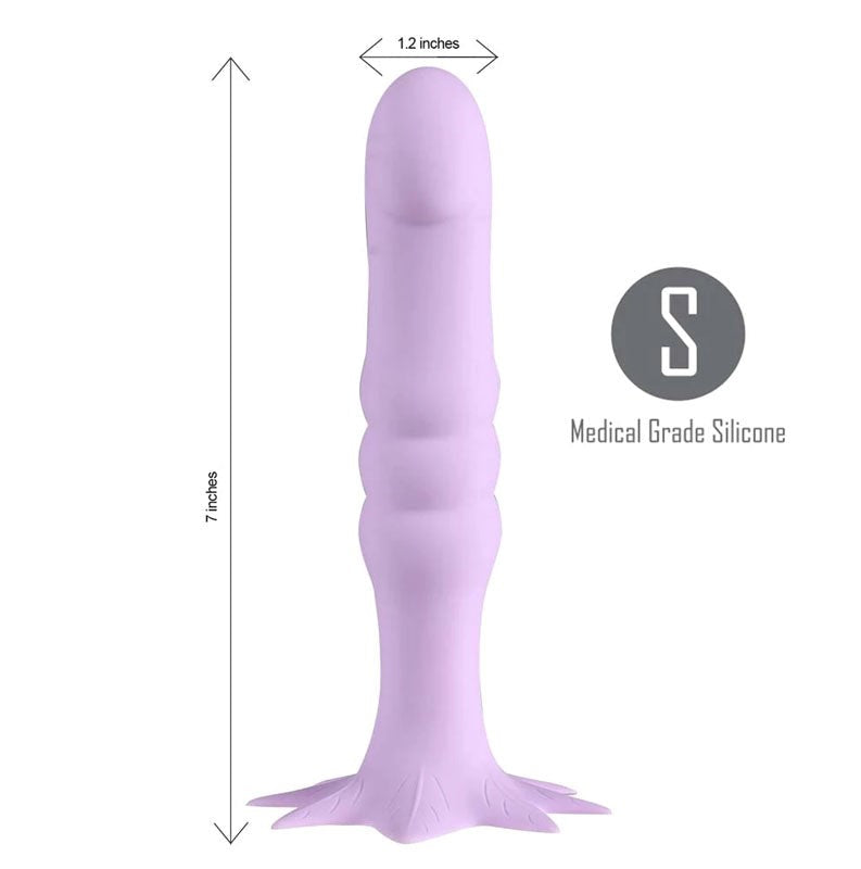 Maia DAZEY 420 Silicone Dildo - Purple - - Non-Realistic Dildos