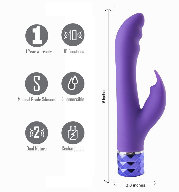 Maia Hailey Dual Stim Vibe - - Rabbit Vibrators