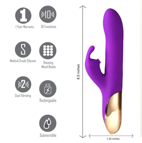 Maia Karlin Rechargeable Rabbit Vibe by Maia Toys - Rabbit Vibrators