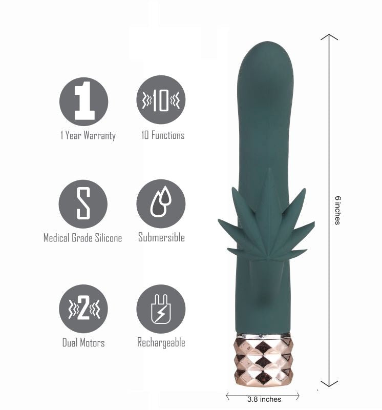 Maia Kusha Rechargeable Rabbit Vibe - 420 - - Rabbit Vibrators