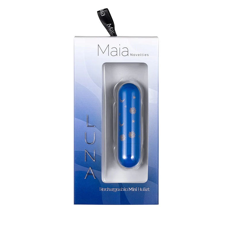 Maia Luna Rechargeable Bullet - Blue - - Bullet Vibrators