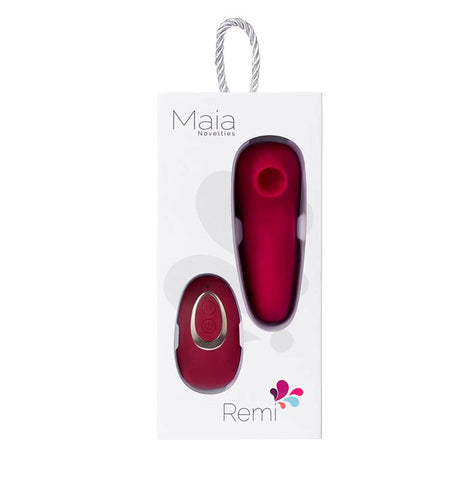 Maia Remi USB Rechargeable Panty Vibe with Suction - Remote Control Vibrators