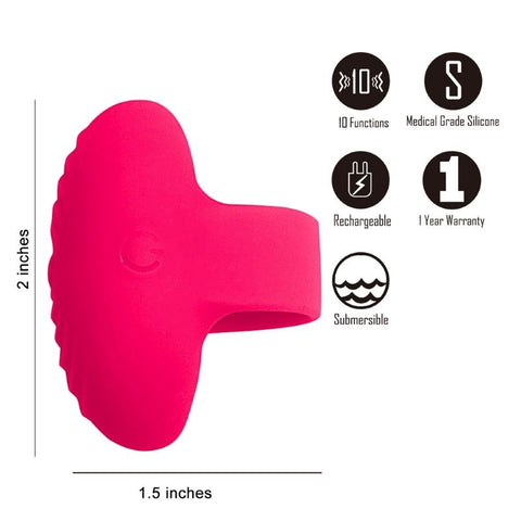 Maia RUBY Finger Stimulator by Maia Toys - Finger and Tongue Vibrators