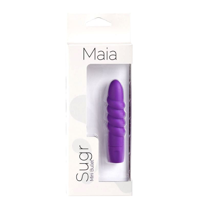 Maia Sugr Silicone Bullet - Purple - - Bullet Vibrators