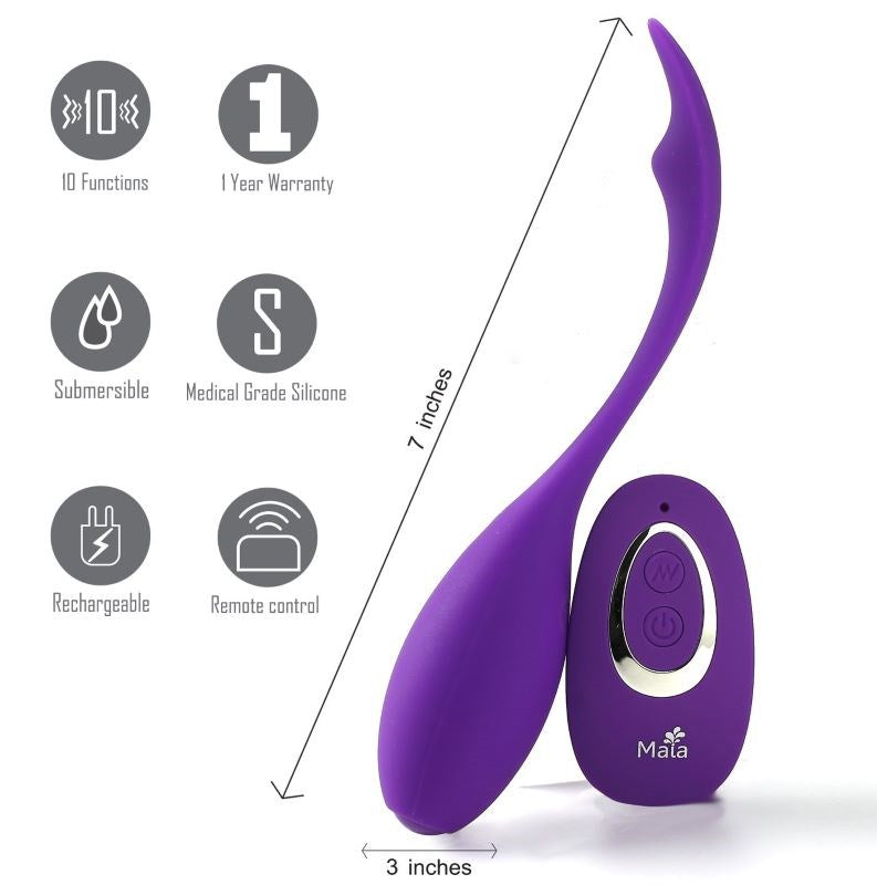 Maia Syrene Rechargeable Wireless Bullet - - Bullet Vibrators