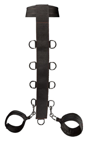 Manbound Neck And Wrist Restraint by Sportsheets - Cuffs and Restraints