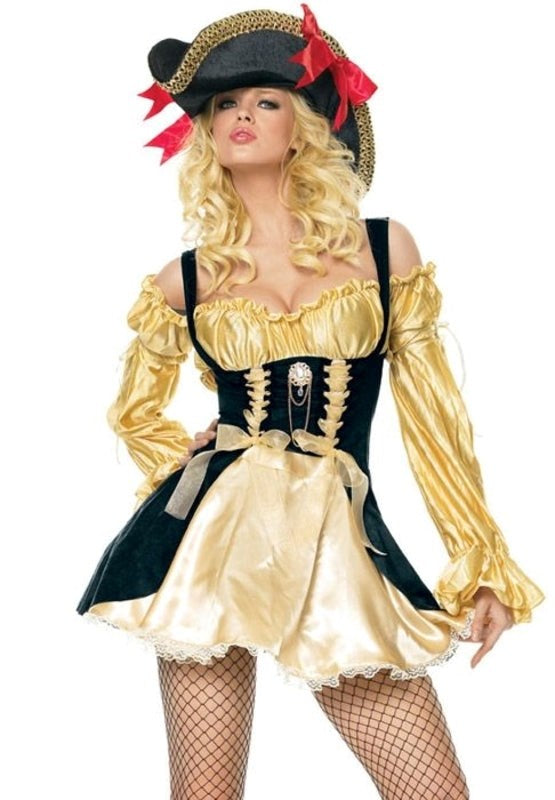 Marauder's Wench Costume - - Fancy Dress Ups