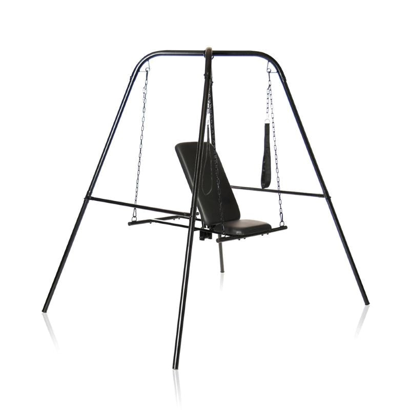 Master Series Throne Adjustable Sex Sling & Stand - - Sex Swings And Slings