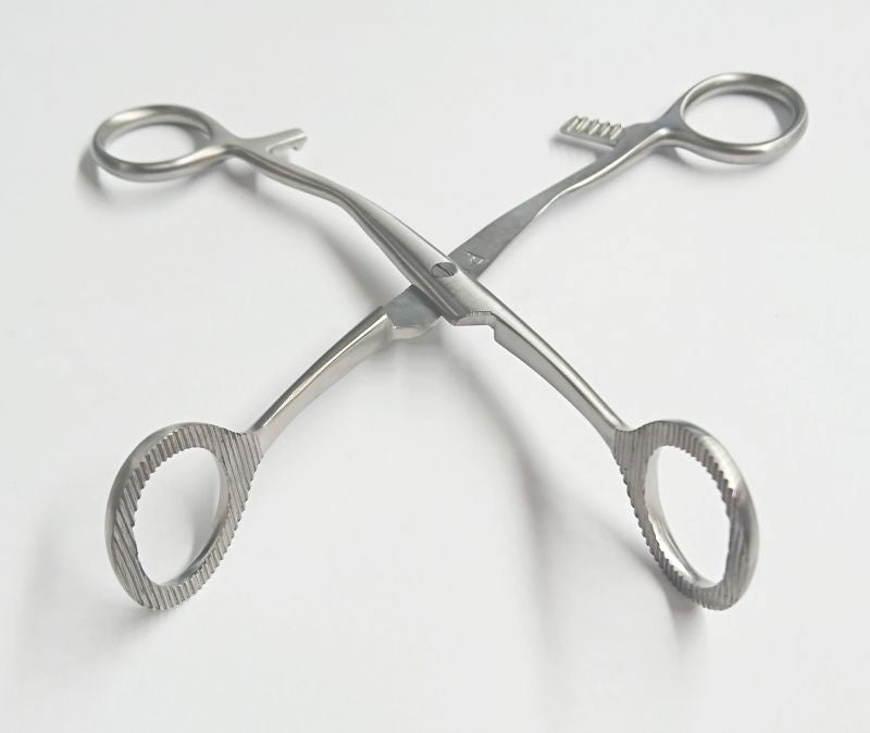 Medical Steel Clamp Forceps - - Dental and Clinical