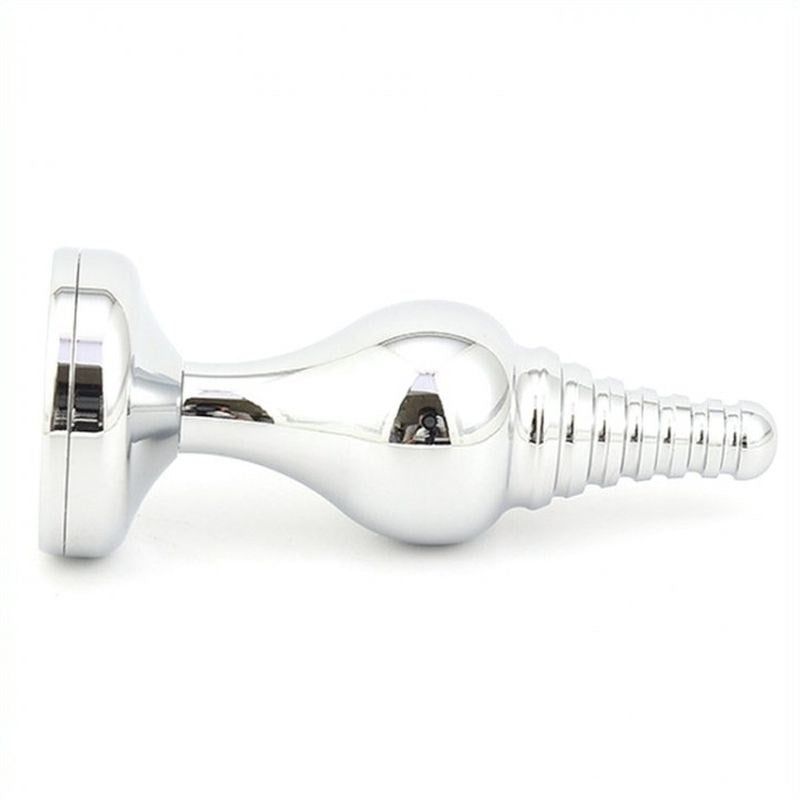 Metal Cusp Head Butt Plug Sparkler - - Steel Sex Toys