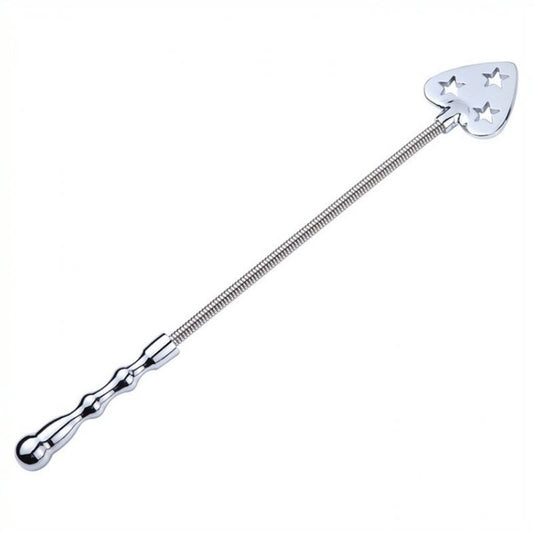 Metal Heart Shaped Flogger - - Whips And Crops