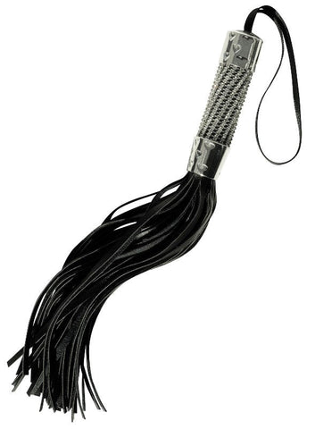 Midnight Bling Fetish Play Flogger by Sportsheets - Whips And Crops