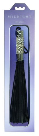 Midnight Bling Fetish Play Flogger by Sportsheets - Whips And Crops
