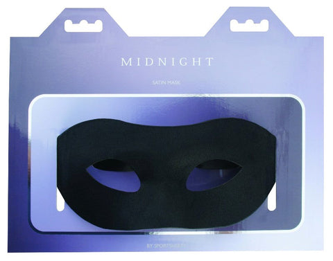 Midnight Satin BDSM Blindfold by Sportsheets - Masks And Blindfolds