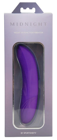 Midnight Violet 10 Function Vibrator by Sportsheets - G-Spot Vibrators