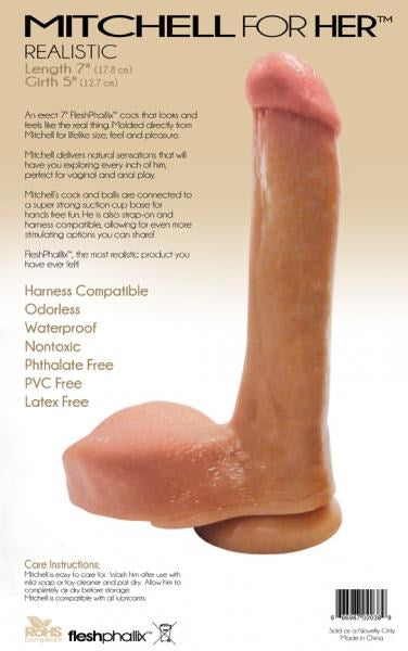 Mitchell for Her Genuine Cast - - Realistic Dildos