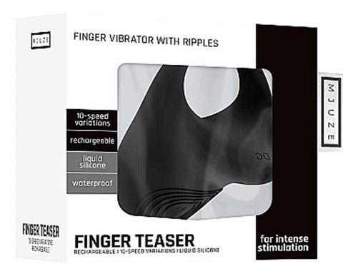 Mjuze Rechargeable Finger Vibrator by Shots Toys - Finger and Tongue Vibrators