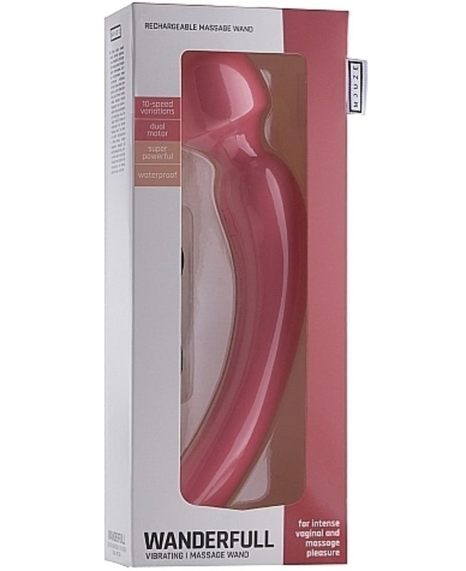 Mjuze Wanderfull Body Massager Pink - - Body Wands