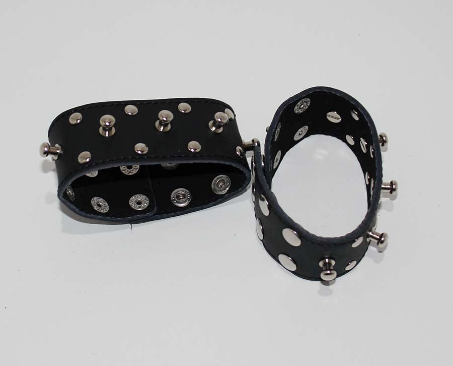 MonkeyDungeon Wrist & Ankle Cuffs Spiked & Studded - - Cuffs And Restraints