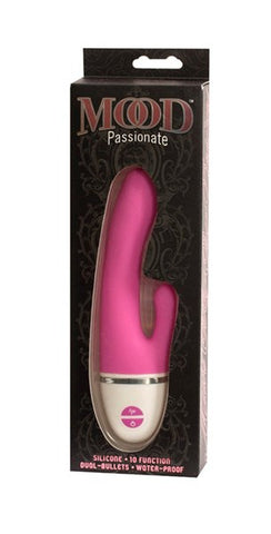 Mood Passionate Vibrator Silicone by Doc Johnson - Rabbit Vibrators