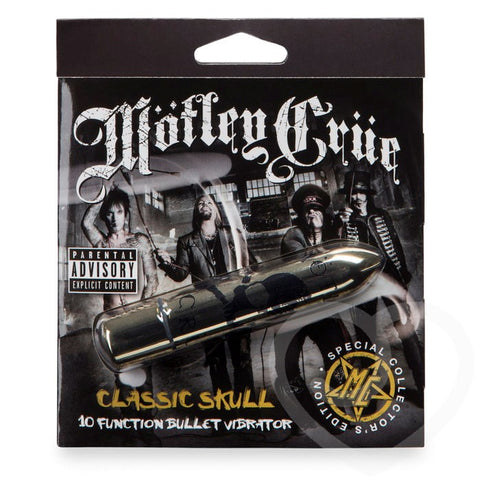 Mötley Crüe Classic Skull 10 Function Bullet Vibrator - Personal Massagers