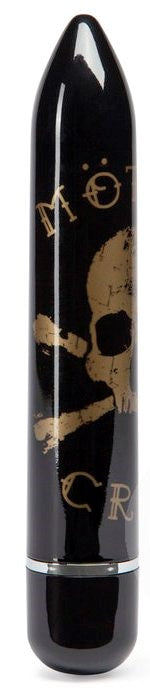 Motley Crue Classic Skull 7 Function Vibrator Black - - Waterproof Vibrators