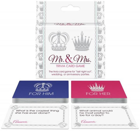 Mr and Mrs Trivia Card Game by Kheper Games - Sex Games, Coupons and Tricks