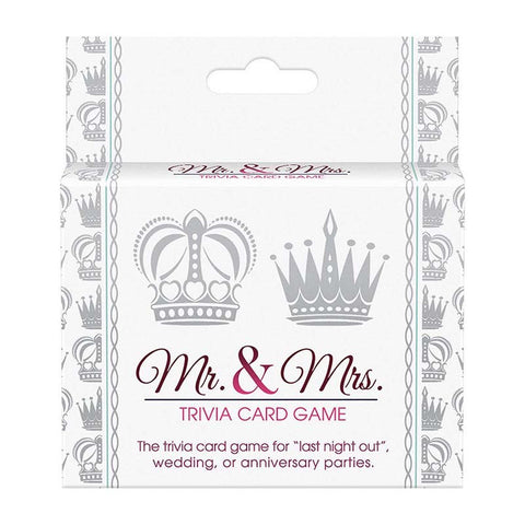 Mr and Mrs Trivia Card Game by Kheper Games - Sex Games, Coupons and Tricks