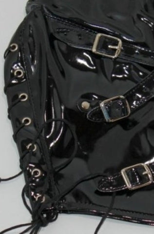 Multiplex Bondage Hood Faux Leather by BDStyle - Bondage Hoods