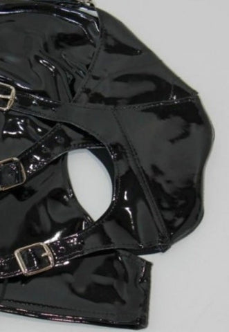 Multiplex Bondage Hood Faux Leather by BDStyle - Bondage Hoods
