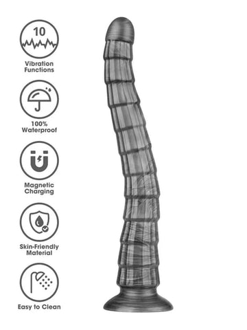 King Sized Vibrax Slider 14.5'' Dildo by Lovetoy - Vibrating Dildos