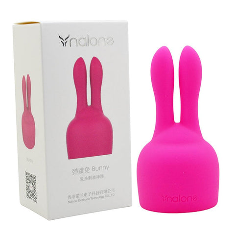 Bunny Attachment Personal Massager Silicone by Nalone - Personal Massagers