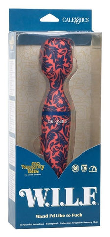 Naughty Bits WILF Wand Massager by CalExotics - Luxury Sex Toys