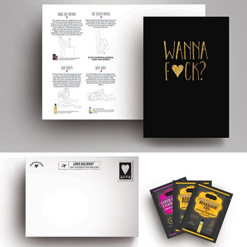 Naughty Notes Greeting Card Wanna F Ck Adult Party Game - Sex Games, Coupons and Tricks