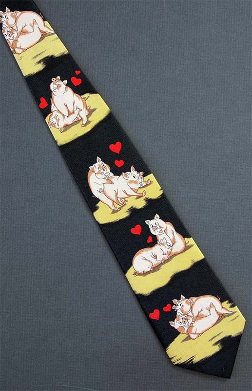 Naughty Pig Neck Tie - - Fancy Dress Ups