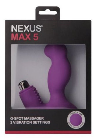 Max 5 Dual Stimulation Prostate Vibe by Nexus Sex Toys - Prostate Toys
