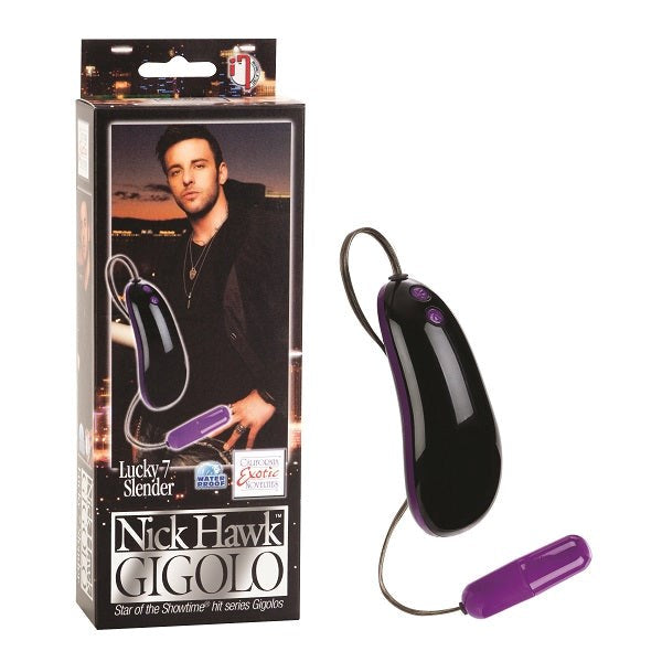 Nick Hawk GIGOLO Lucky 7 Slender - - Remote Control Vibrators