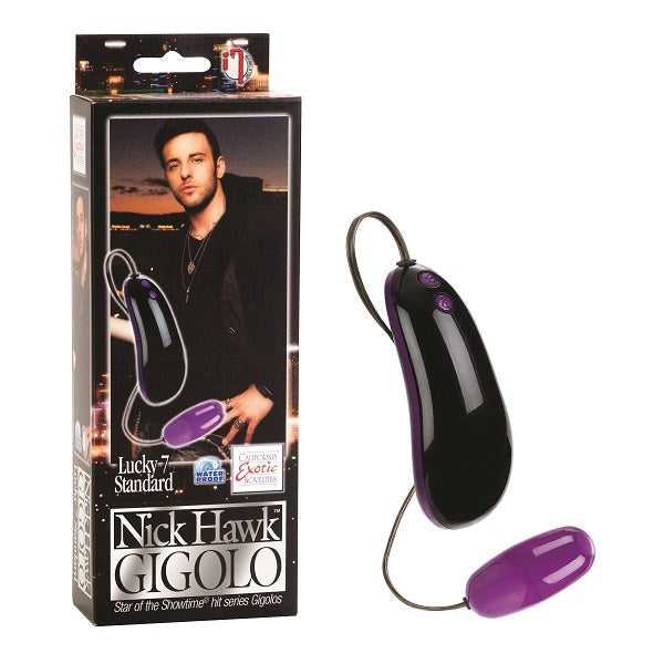 Nick Hawk GIGOLO Lucky 7 Standard Bullet - - Remote Control Vibrators
