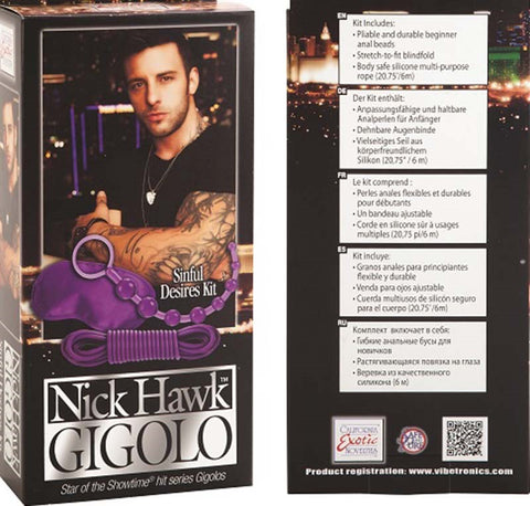 Nick Hawk GIGOLO Sinful Desires Kit by California Exotics - Sex Kits