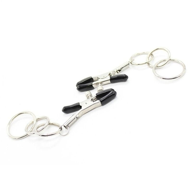 Nipple Clamps with 3 Ring - - Breast and Nipple Toys